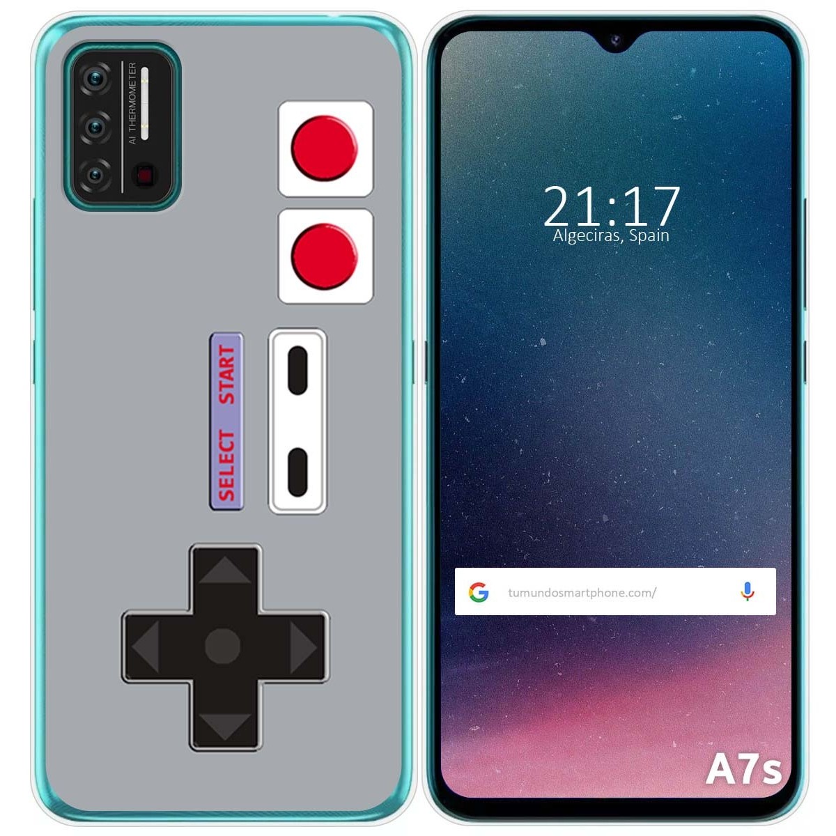 Funda Gel Tpu para Umidigi A7S diseño Consola Dibujos