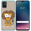 Funda Gel Tpu para Umidigi A7S diseño Leon Dibujos