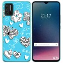 Funda Gel Tpu para Umidigi A7S diseño Mariposas Dibujos
