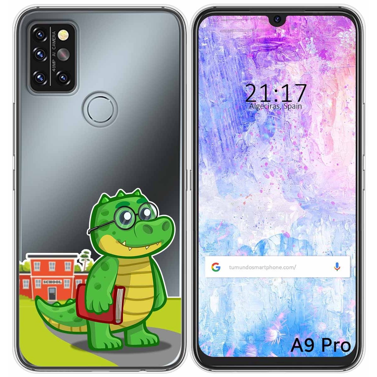 Funda Gel Transparente para Umidigi A9 Pro diseño Coco Dibujos