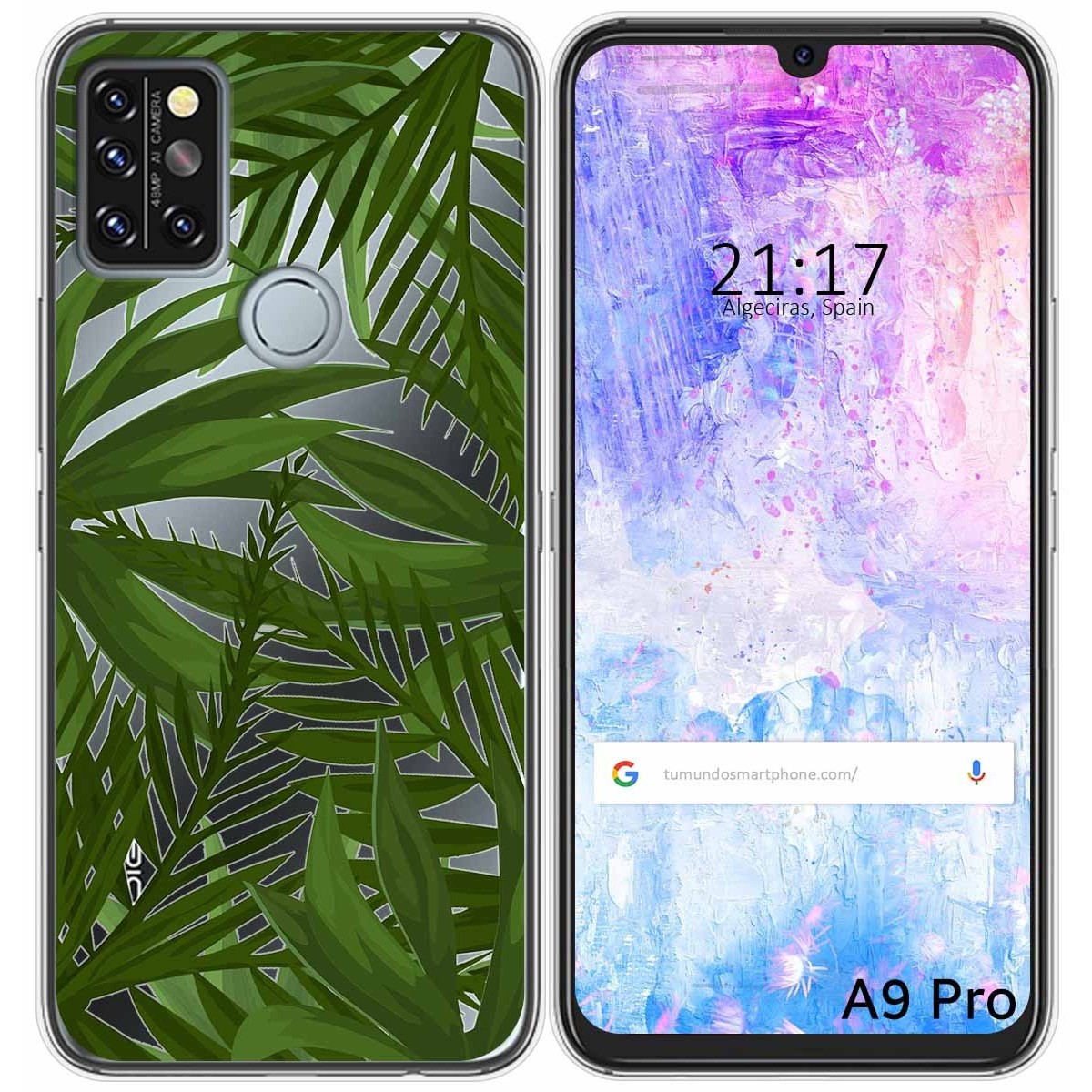 Funda Gel Transparente para Umidigi A9 Pro diseño Jungla Dibujos