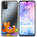 Funda Gel Transparente para Umidigi A9 Pro diseño Leopardo Dibujos