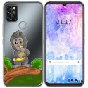 Funda Gel Transparente para Umidigi A9 Pro diseño Mono Dibujos