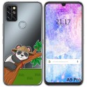 Funda Gel Transparente para Umidigi A9 Pro diseño Panda Dibujos
