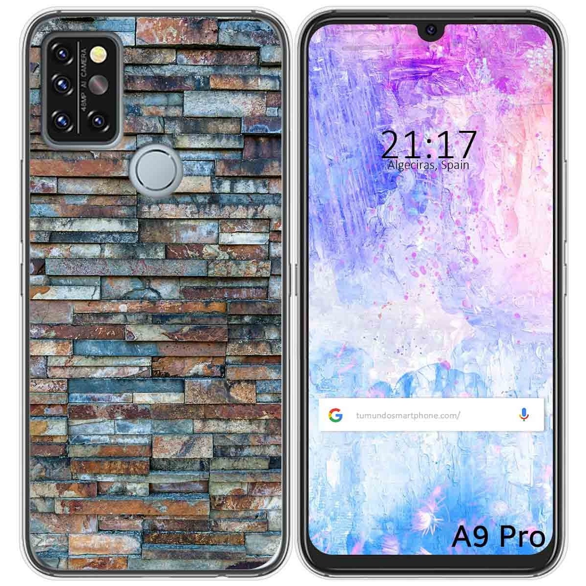 Funda Gel Tpu para Umidigi A9 Pro diseño Ladrillo 05 Dibujos