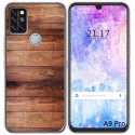 Funda Gel Tpu para Umidigi A9 Pro diseño Madera 02 Dibujos