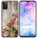 Funda Gel Tpu para Umidigi A9 Pro diseño Madera 08 Dibujos