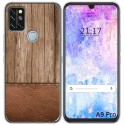 Funda Gel Tpu para Umidigi A9 Pro diseño Madera 09 Dibujos