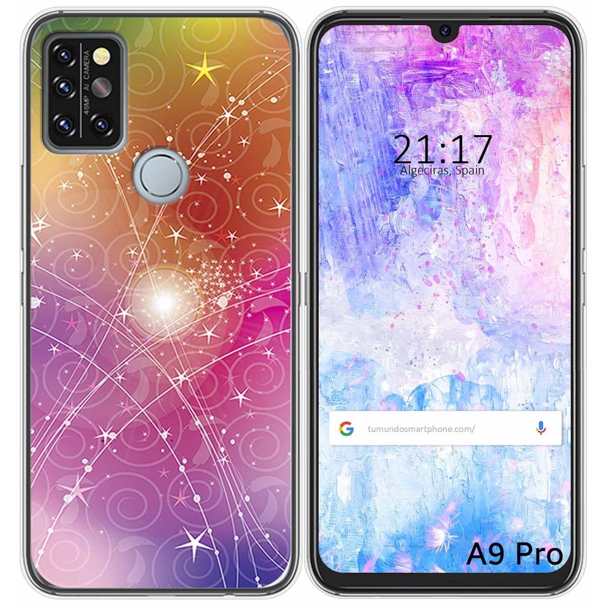 Funda Gel Tpu para Umidigi A9 Pro diseño Abstracto Dibujos