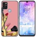 Funda Gel Tpu para Umidigi A9 Pro diseño Brochas Dibujos