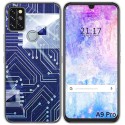 Funda Gel Tpu para Umidigi A9 Pro diseño Circuito Dibujos