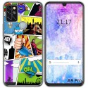 Funda Gel Tpu para Umidigi A9 Pro diseño Comic Dibujos