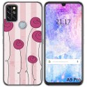 Funda Gel Tpu para Umidigi A9 Pro diseño Flores Vintage Dibujos