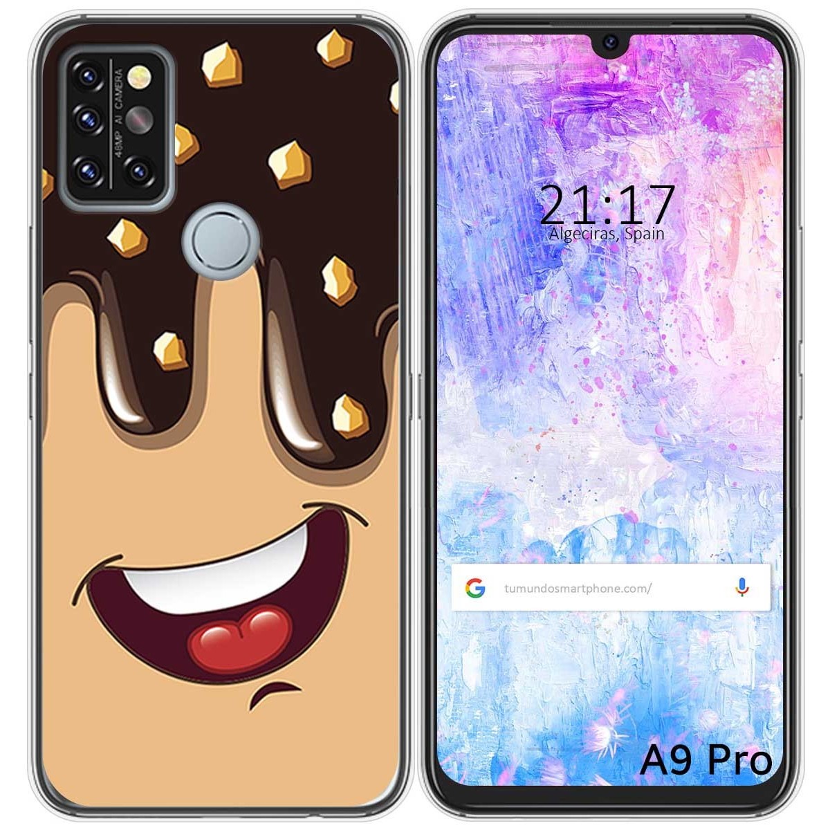 Funda Gel Tpu para Umidigi A9 Pro diseño Helado Chocolate Dibujos