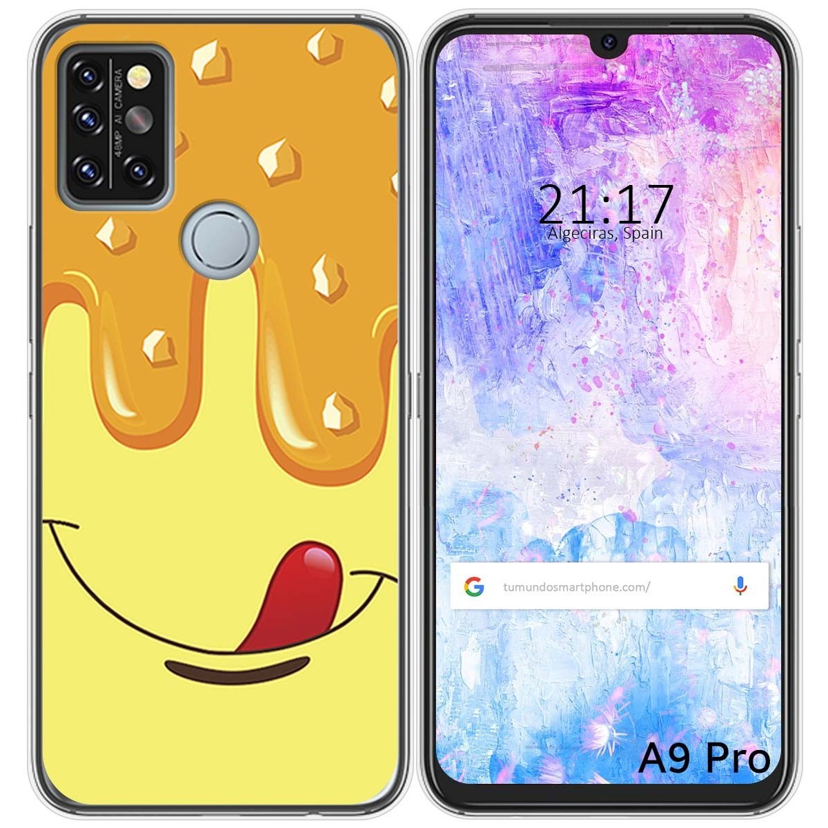 Funda Gel Tpu para Umidigi A9 Pro diseño Helado Vainilla Dibujos