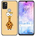 Funda Gel Tpu para Umidigi A9 Pro diseño Jirafa Dibujos