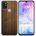 Funda Gel Tpu para Umidigi A9 Pro diseño Madera Dibujos