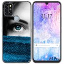 Funda Gel Tpu para Umidigi A9 Pro diseño Ojo Dibujos