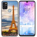 Funda Gel Tpu para Umidigi A9 Pro diseño Paris Dibujos