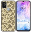 Funda Gel Tpu para Umidigi A9 Pro diseño Sand Camuflaje Dibujos