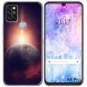 Funda Gel Tpu para Umidigi A9 Pro diseño Tierra Dibujos