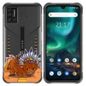 Funda Gel Transparente para Umidigi Bison diseño Bufalo Dibujos