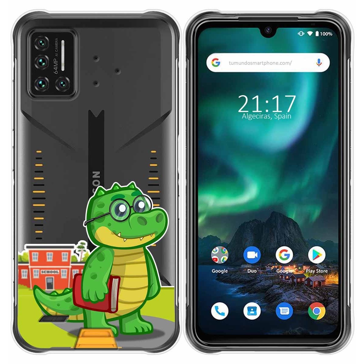 Funda Gel Transparente para Umidigi Bison diseño Coco Dibujos