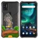 Funda Gel Transparente para Umidigi Bison diseño Mono Dibujos