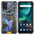 Funda Gel Transparente para Umidigi Bison diseño Plumas Dibujos