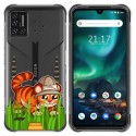Funda Gel Transparente para Umidigi Bison diseño Tigre Dibujos