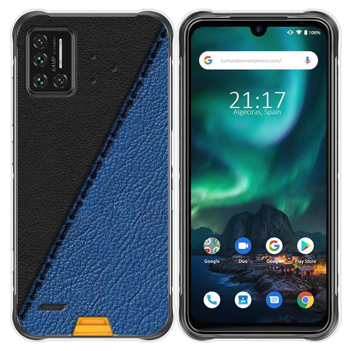 Funda Gel Tpu para Umidigi Bison diseño Cuero 02 Dibujos
