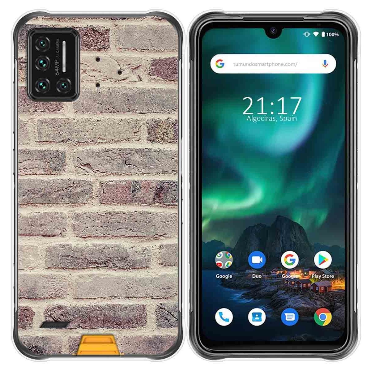 Funda Gel Tpu para Umidigi Bison diseño Ladrillo 01 Dibujos