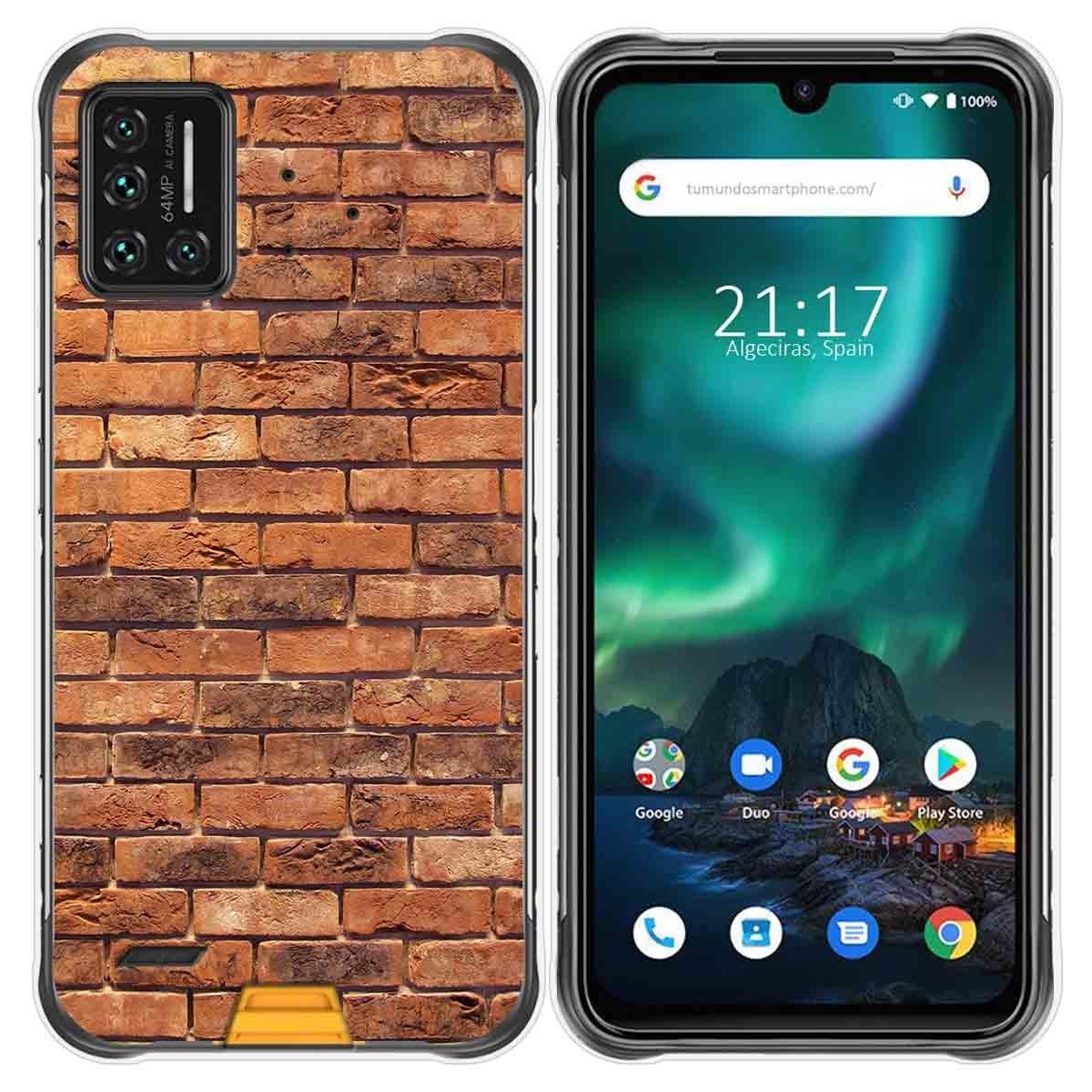 Funda Gel Tpu para Umidigi Bison diseño Ladrillo 04 Dibujos