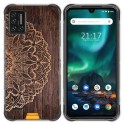 Funda Gel Tpu para Umidigi Bison diseño Madera 06 Dibujos