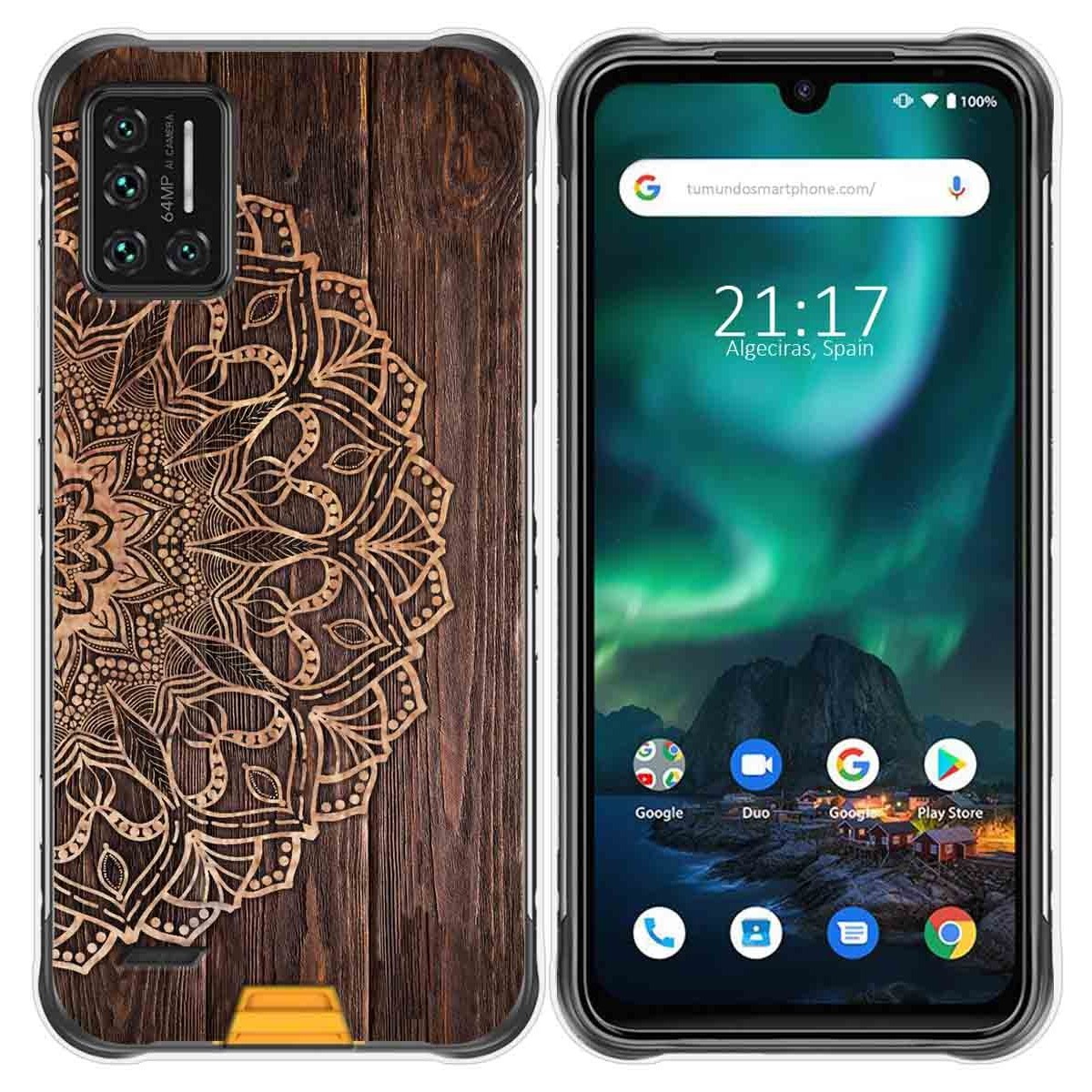 Funda Gel Tpu para Umidigi Bison diseño Madera 06 Dibujos