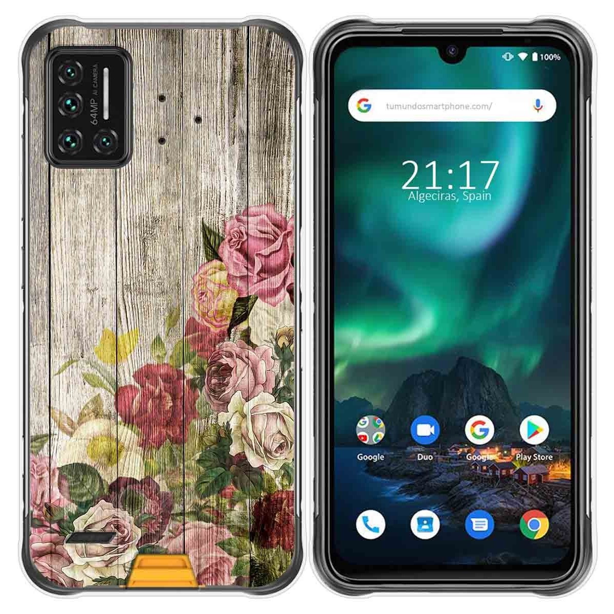 Funda Gel Tpu para Umidigi Bison diseño Madera 08 Dibujos