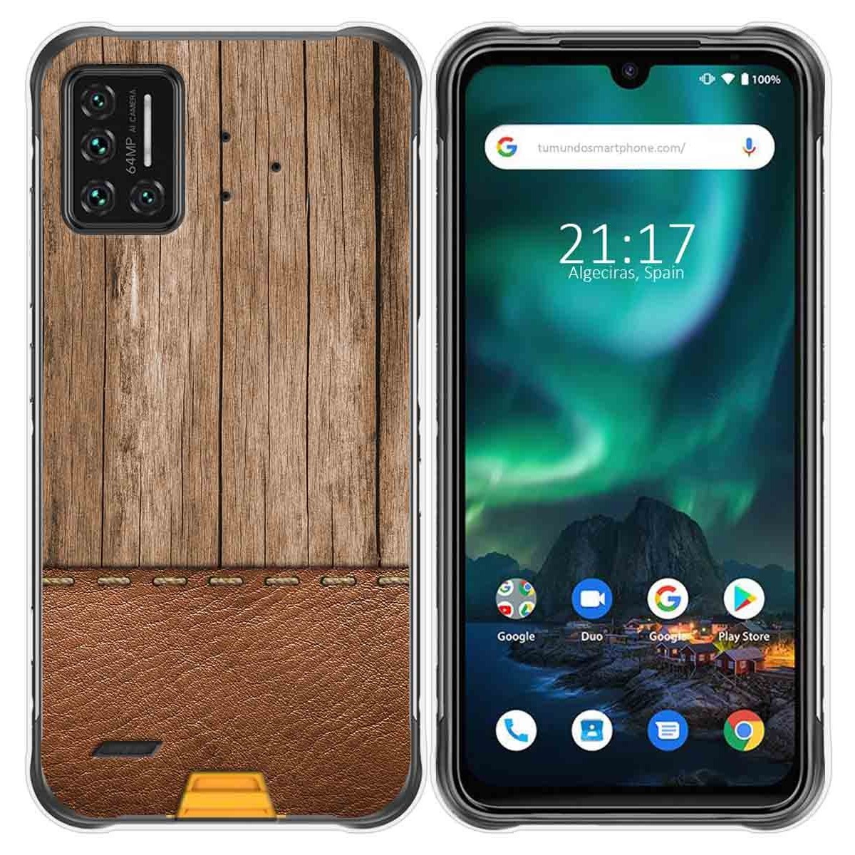 Funda Gel Tpu para Umidigi Bison diseño Madera 09 Dibujos