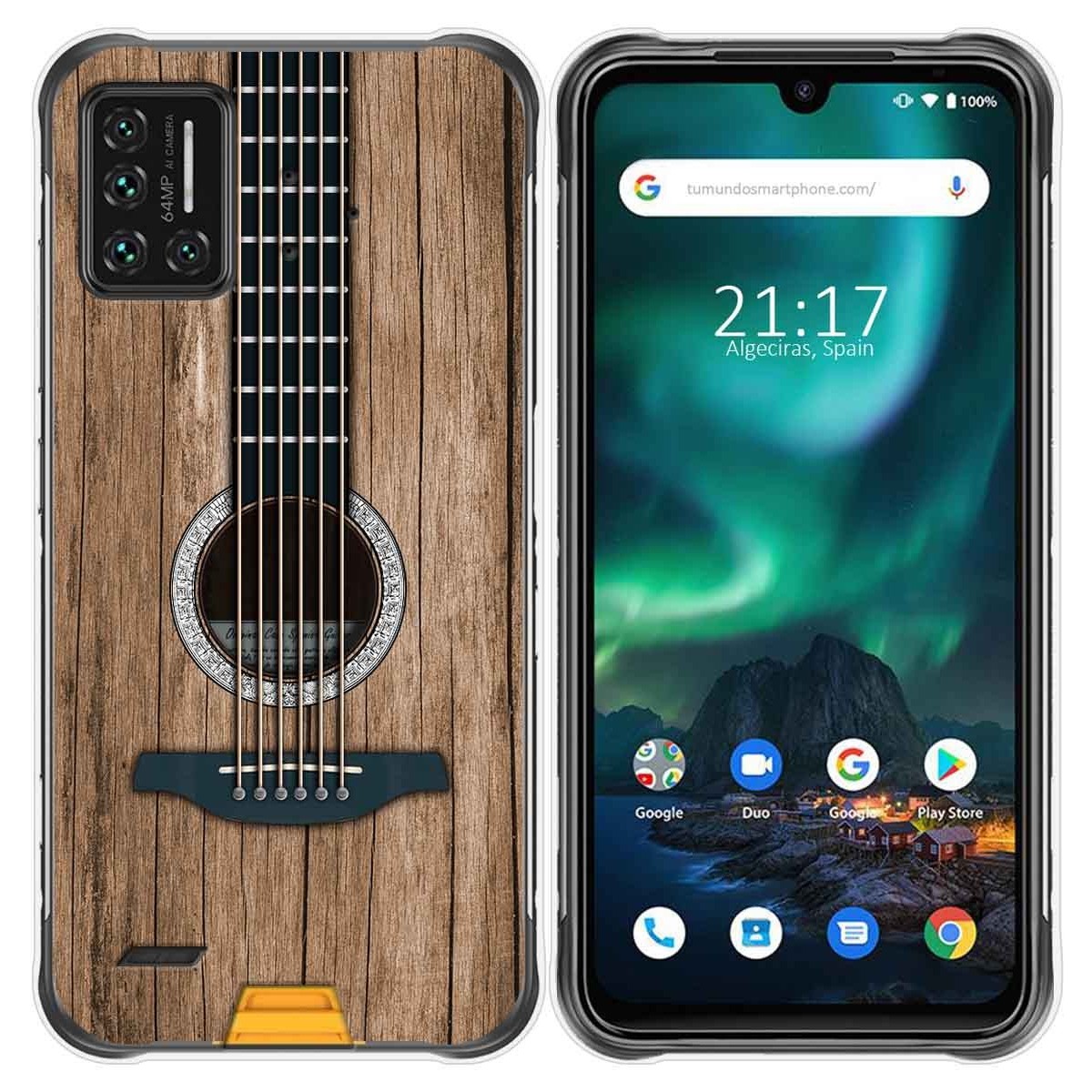 Funda Gel Tpu para Umidigi Bison diseño Madera 11 Dibujos