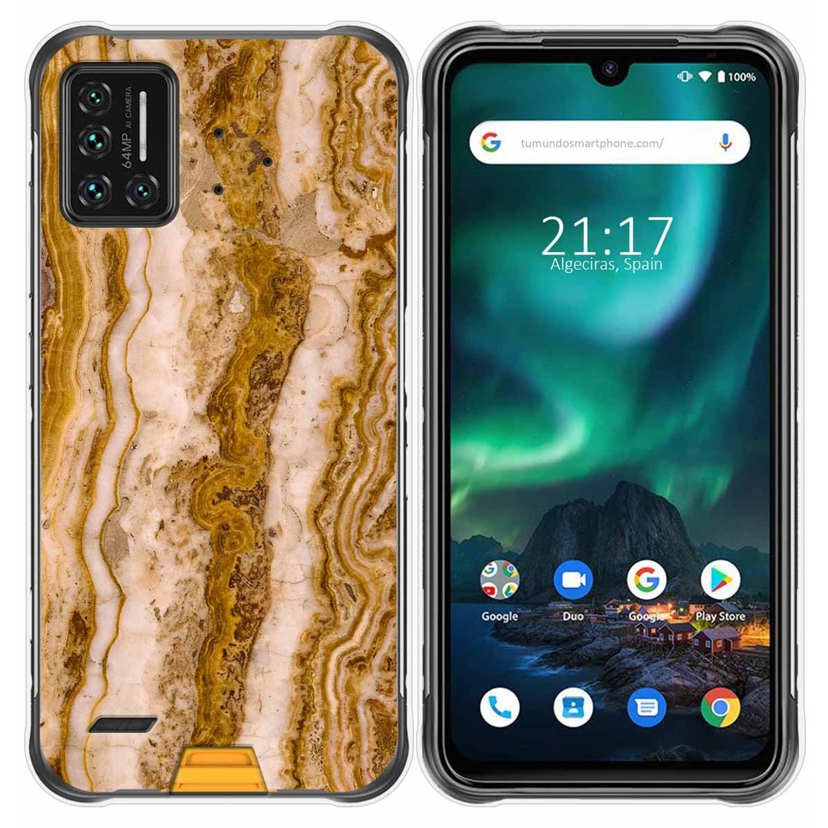 Funda Gel Tpu para Umidigi Bison diseño Mármol 10 Dibujos