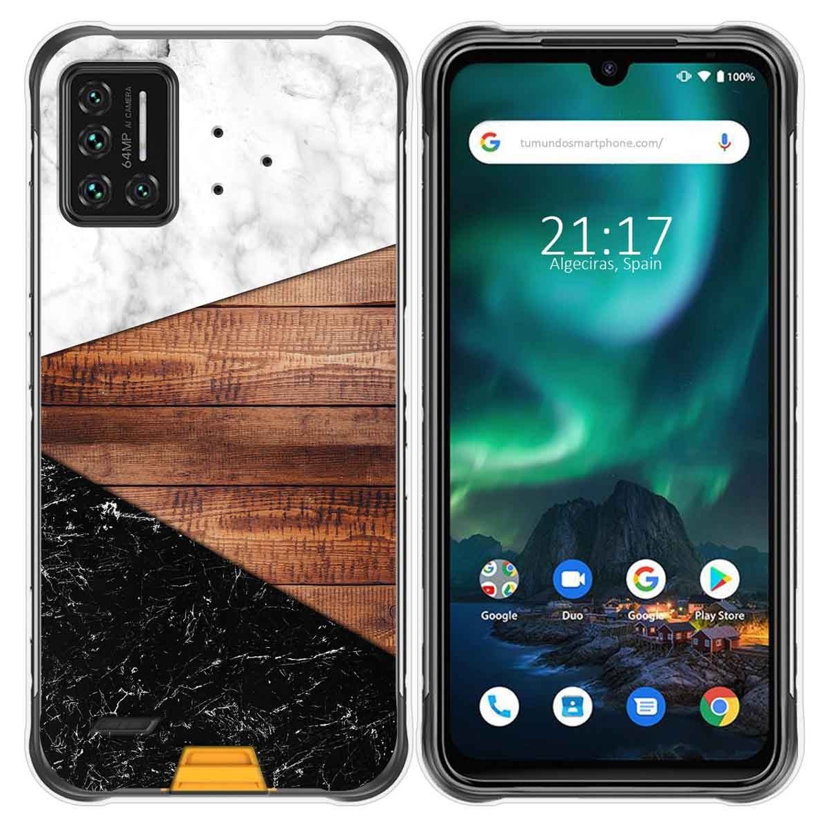 Funda Gel Tpu para Umidigi Bison diseño Mármol 11 Dibujos