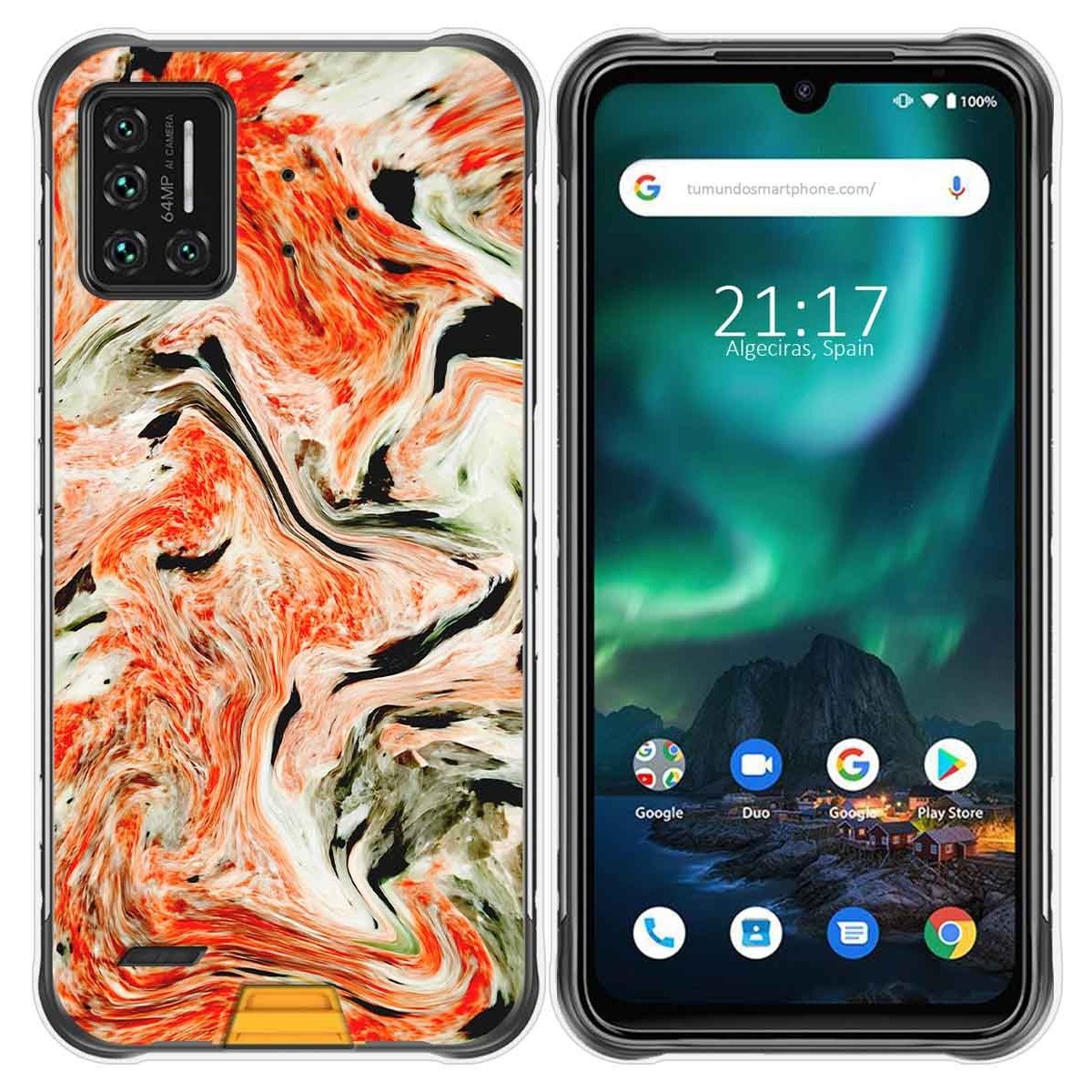 Funda Gel Tpu para Umidigi Bison diseño Mármol 12 Dibujos