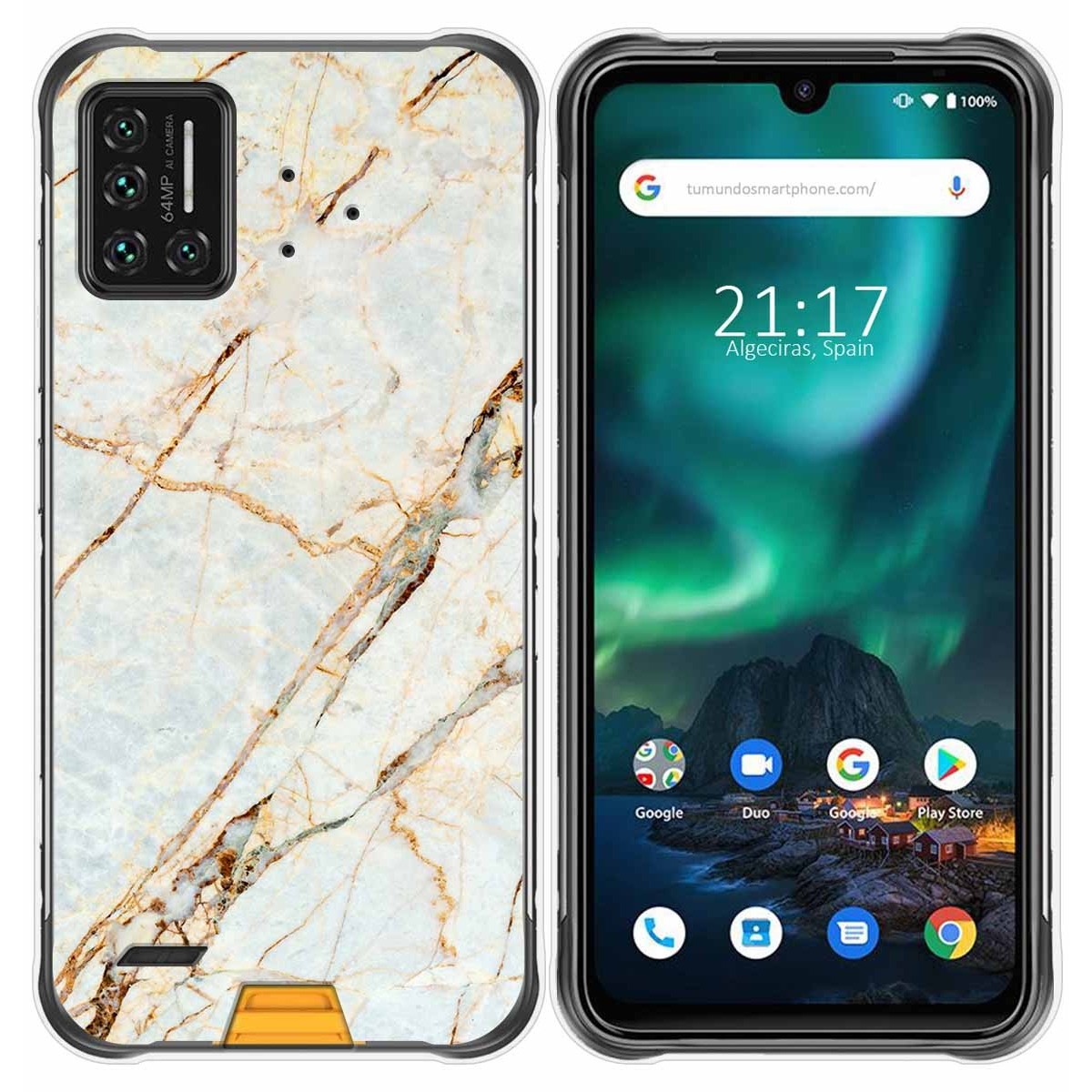 Funda Gel Tpu para Umidigi Bison diseño Mármol 13 Dibujos