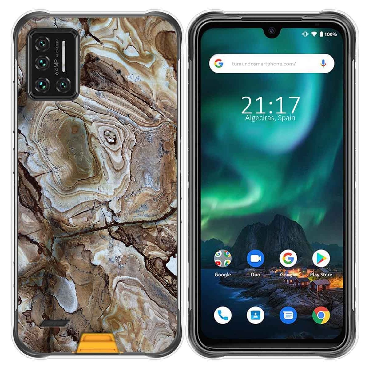 Funda Gel Tpu para Umidigi Bison diseño Mármol 14 Dibujos