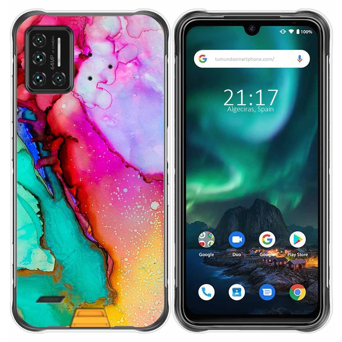 Funda Gel Tpu para Umidigi Bison diseño Mármol 15 Dibujos