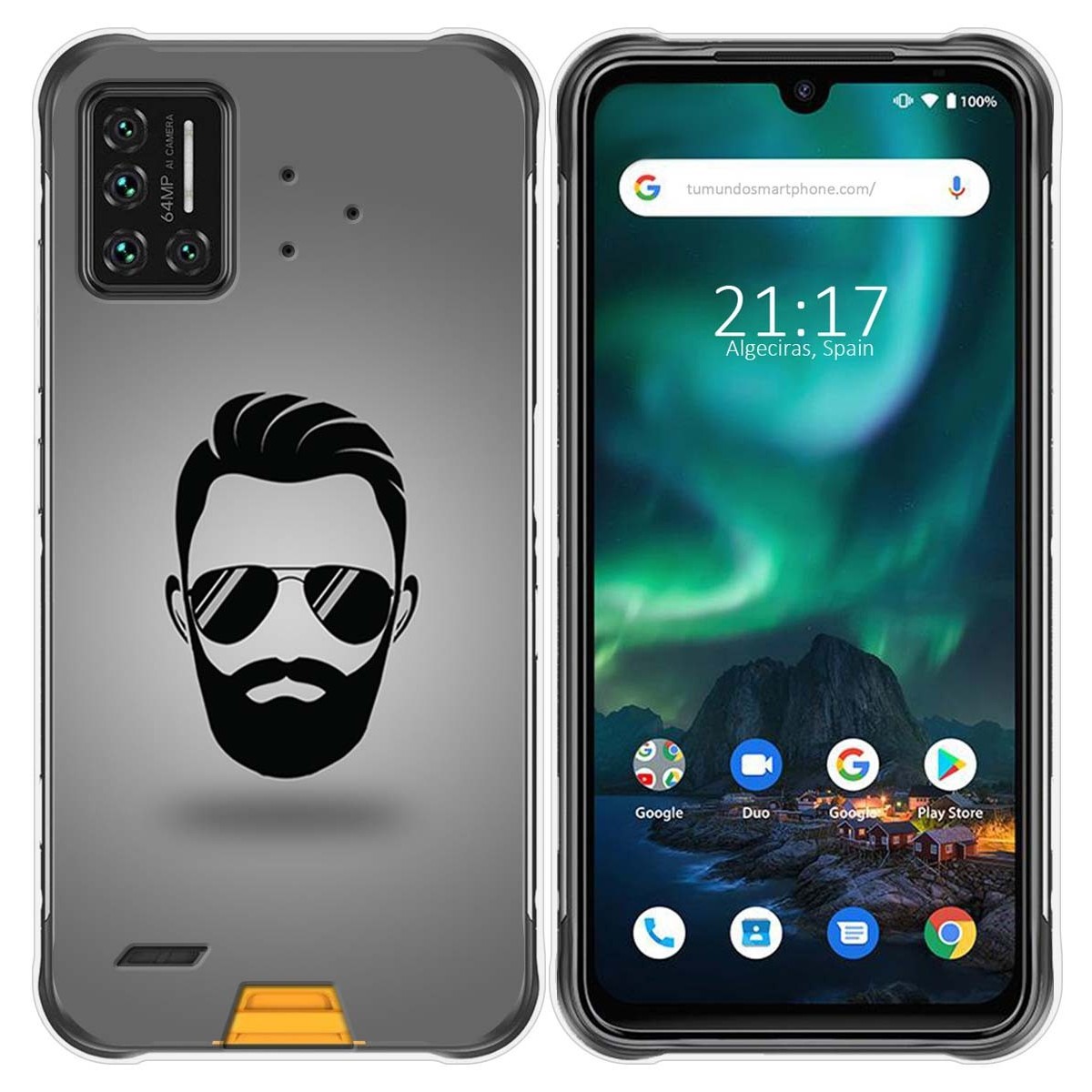 Funda Gel Tpu para Umidigi Bison diseño Barba Dibujos
