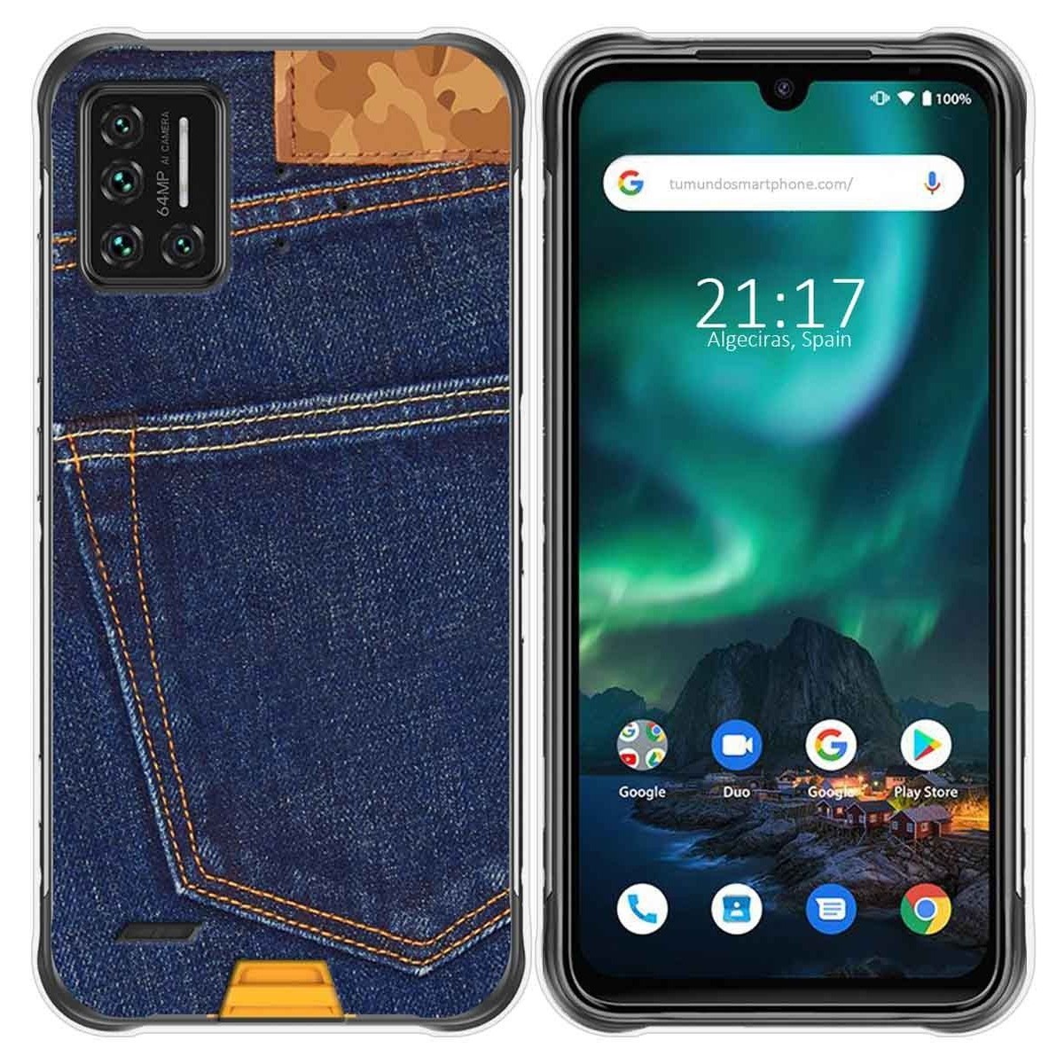 Funda Gel Tpu para Umidigi Bison diseño Vaquero Dibujos