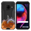 Funda Gel Transparente para Blackview BV5100 / BV5100 Pro diseño Bufalo Dibujos