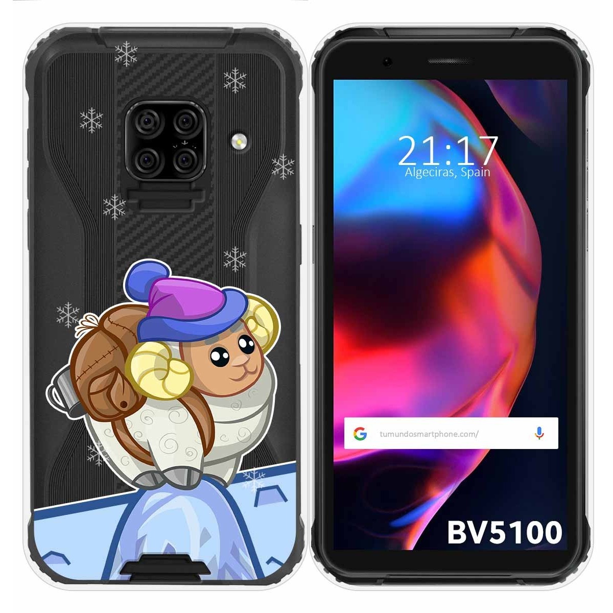 Funda Gel Transparente para Blackview BV5100 / BV5100 Pro diseño Cabra Dibujos