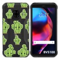 Funda Gel Transparente para Blackview BV5100 / BV5100 Pro diseño Cactus Dibujos