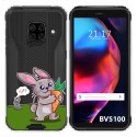 Funda Gel Transparente para Blackview BV5100 / BV5100 Pro diseño Conejo Dibujos